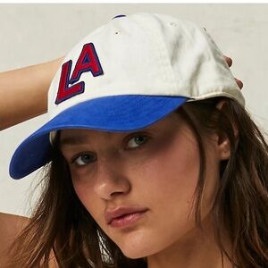 Never worn, free people, LA hat